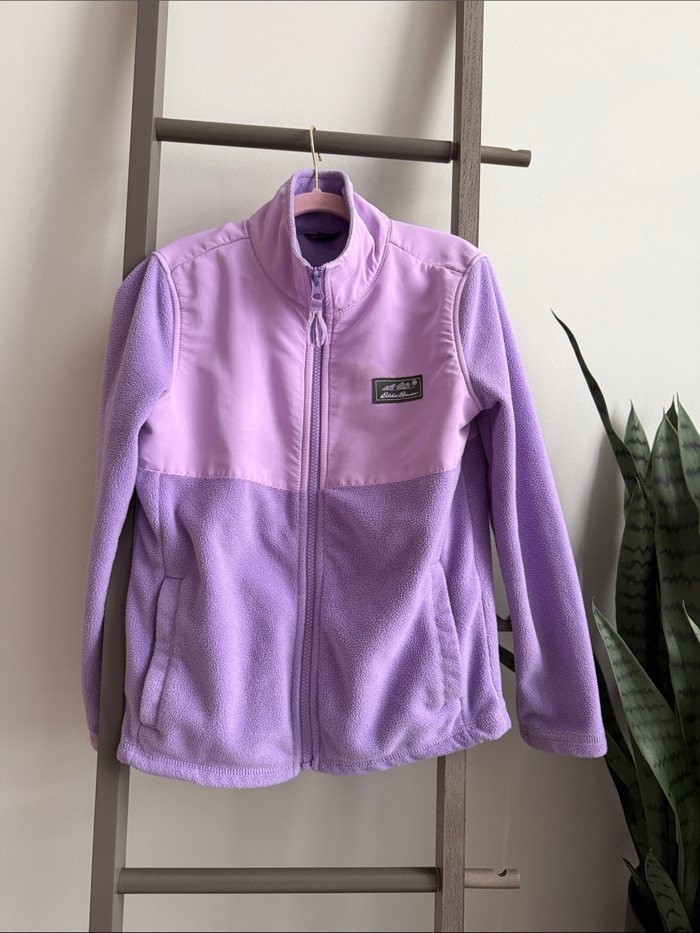 Eddie Bauer Kids Lavender Fleece Jacket - Zip Front